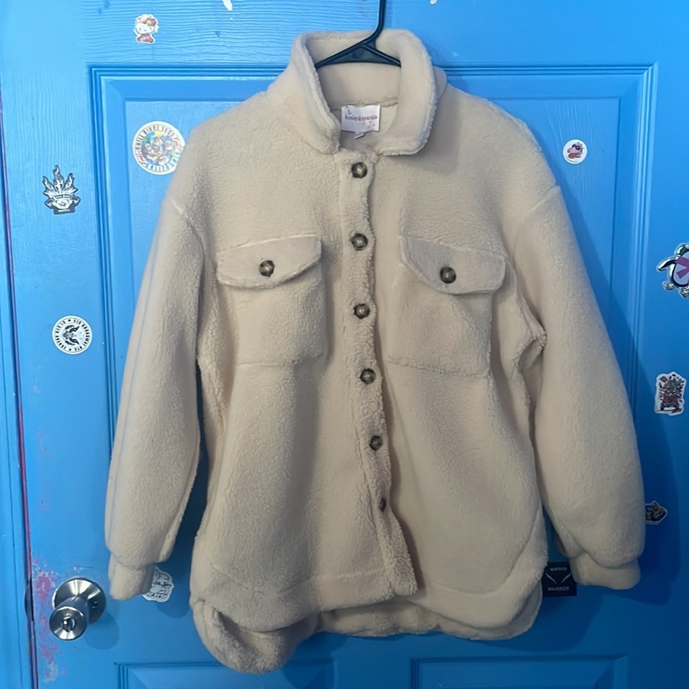 Dillards furry coat